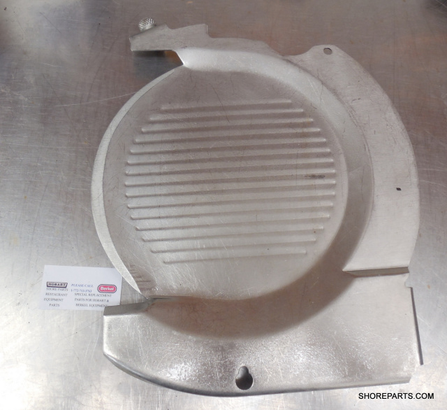 BERKEL CENTER PLATE ASSY STAINLESS KNIFE GUARD WITH MAGNET & PLUNGER ASSEMBLY 